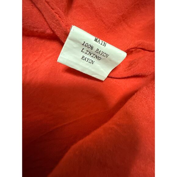 Sweet Pot Red White Floral Sleeveless Tie Strap Cami Camisole Mini Tank Dress 10 - Picture 6 of 6